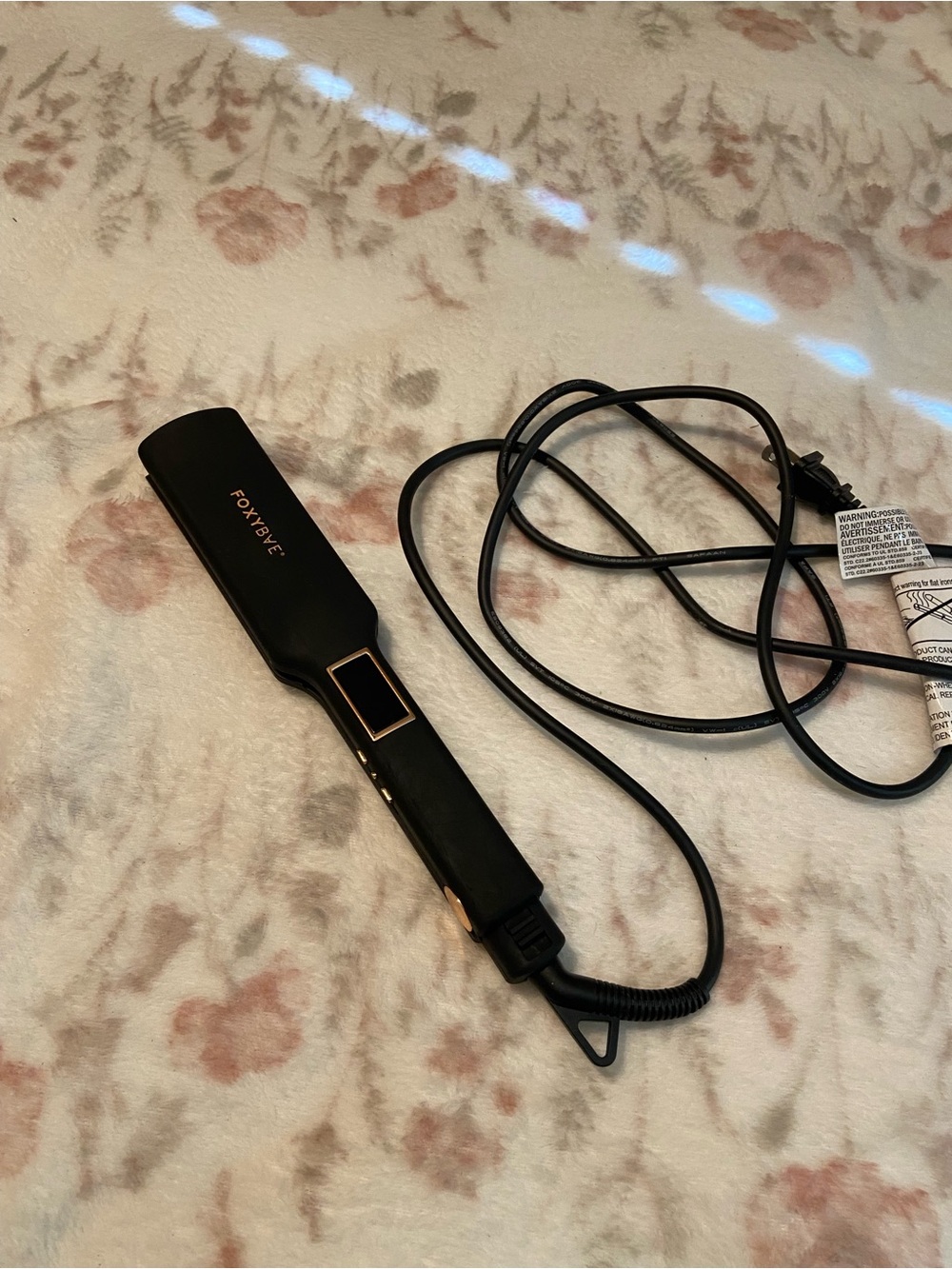 FoxyBae Hair Straightener Flat Iron 1.5in Digital Display